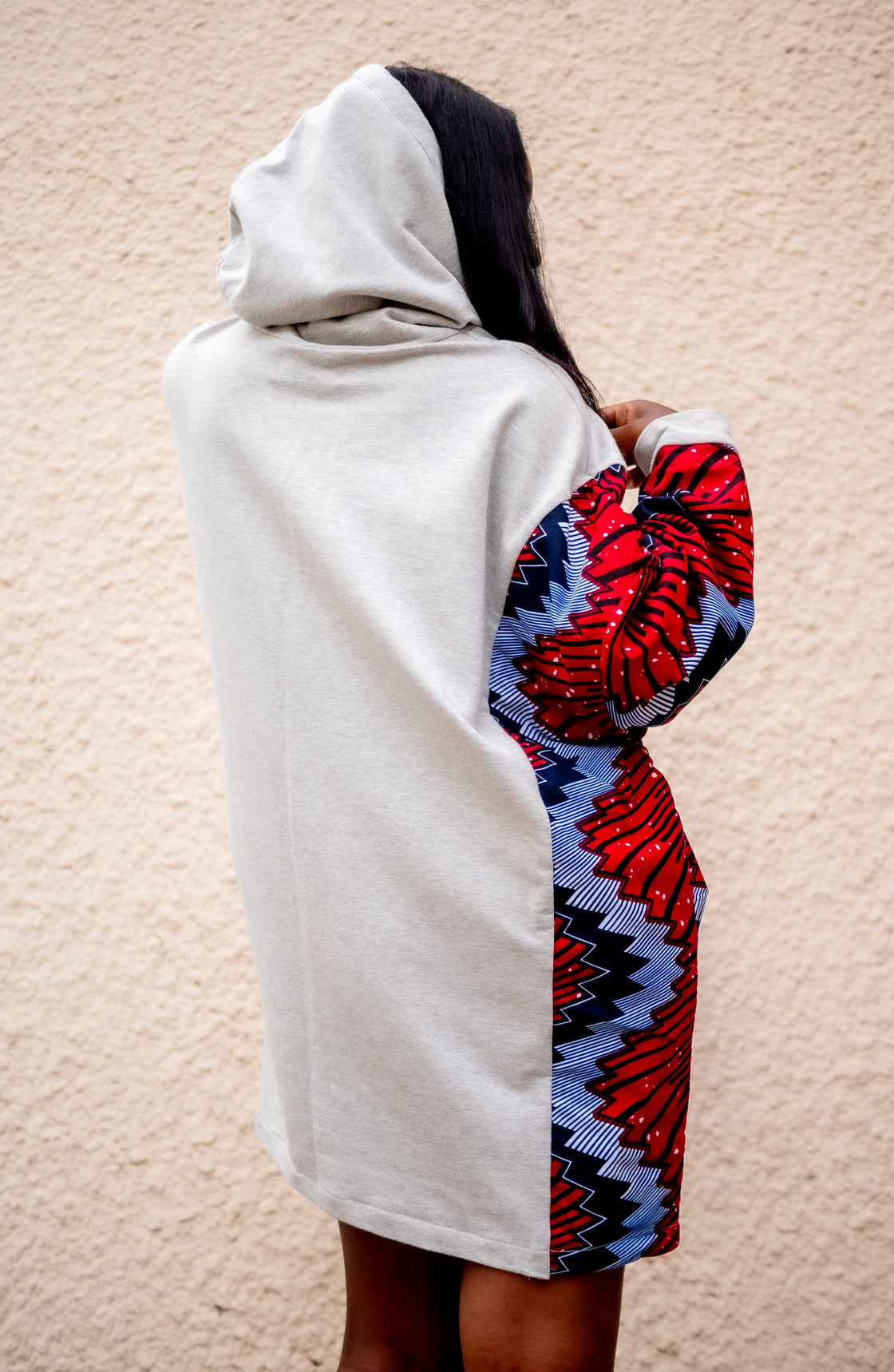 Robe Hoodie Mokoto Rouge